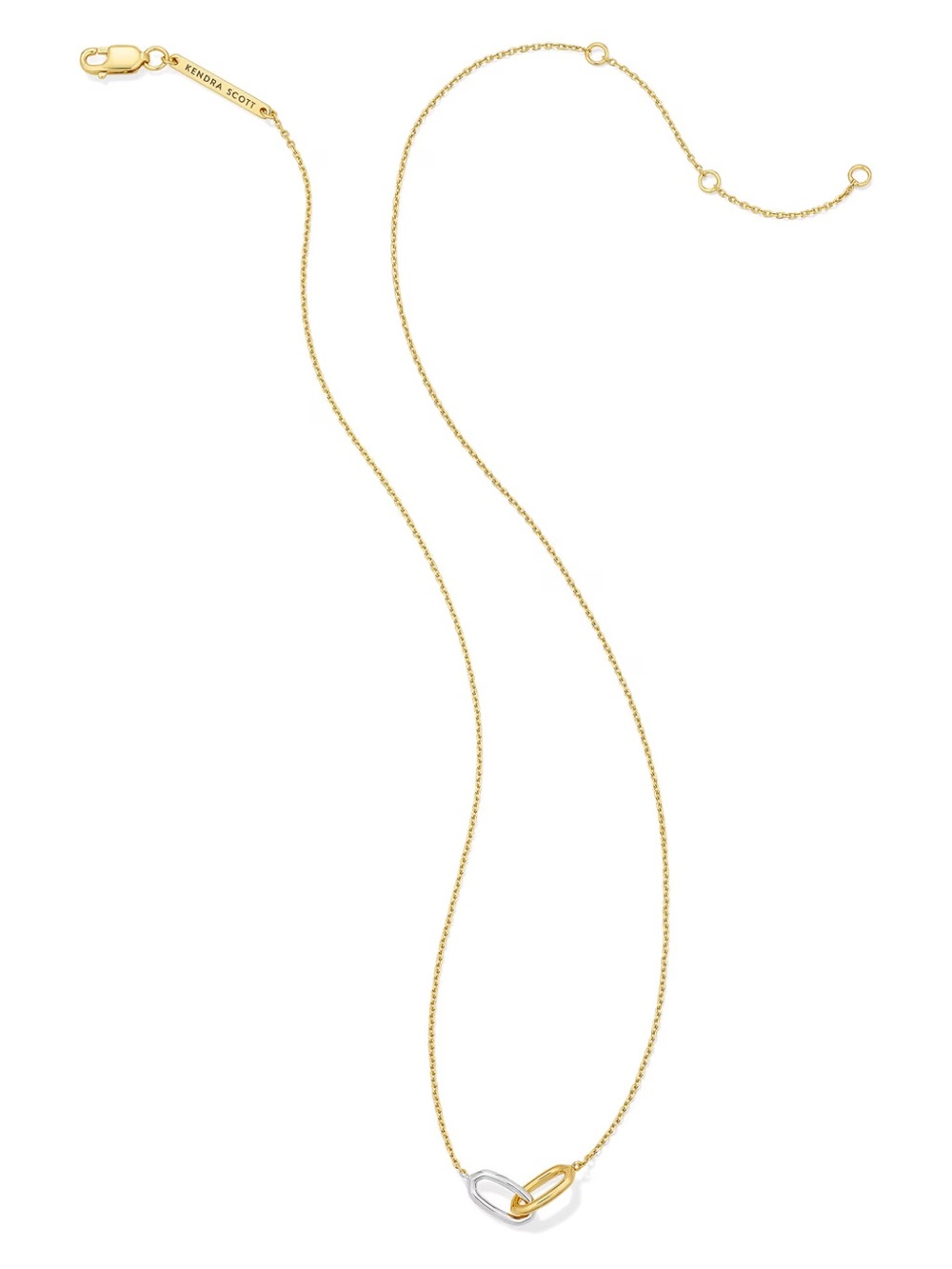 Kendra Scott Two-Tone 18K Demi Fine Interlocking Necklace